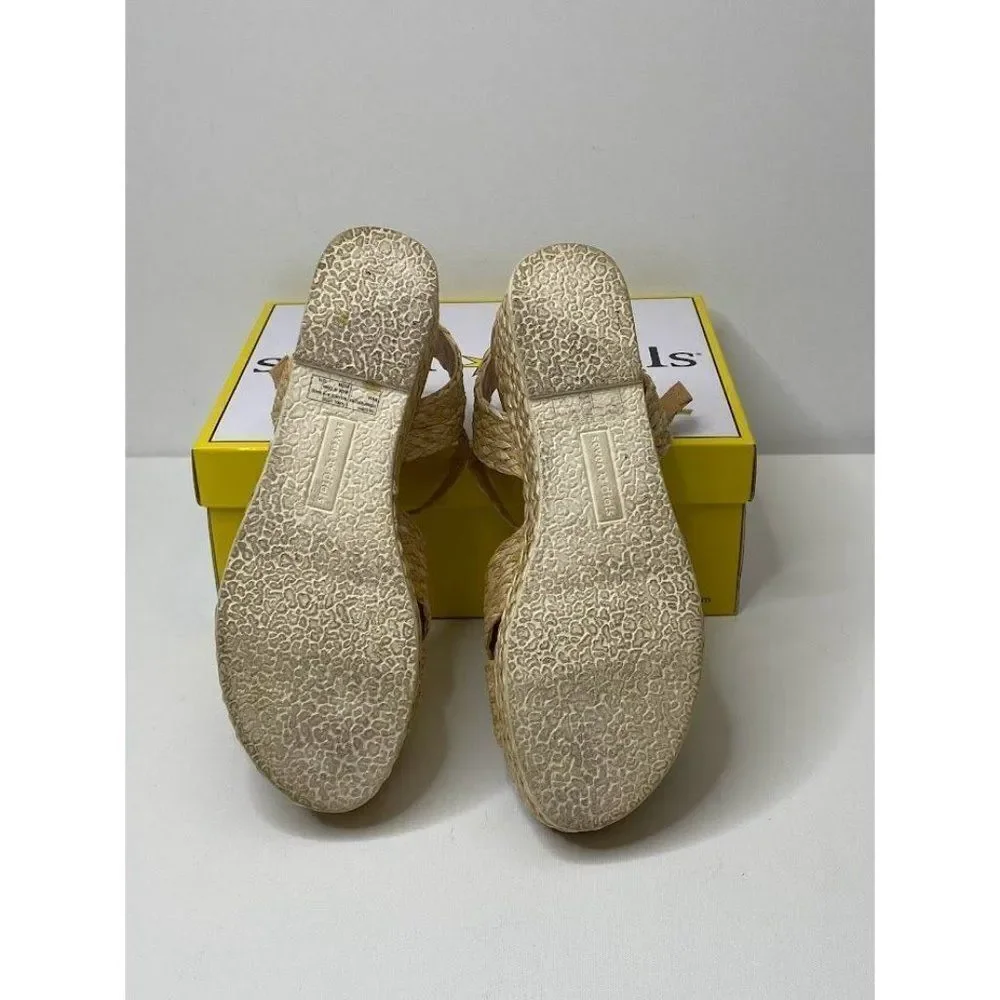 Seven Dials Virginia Espadrille Wedge Sandals Shoes 9.5‎ Women's Adjustable NEW